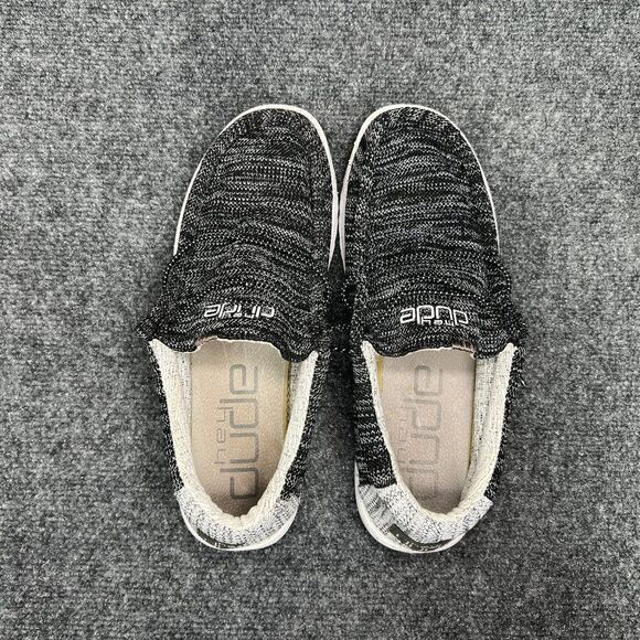 Hey Dude Wally Stretch Shoes Mens Size 9 Black Meteorite Slip On Comforrt Casaul - Picture 8 of 11